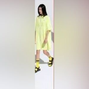 PUMA X Liu Wen Yellow Polo Dress Oversized Athletic Size M $160